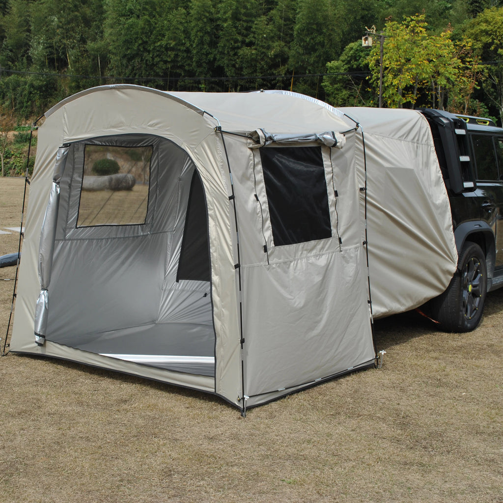 Car Rear Rest Tent Long-distance Driver's Tent 2/3 Person Car Tent, SUV Tailgate Tent, Car Hatchback Tent with Screen Window