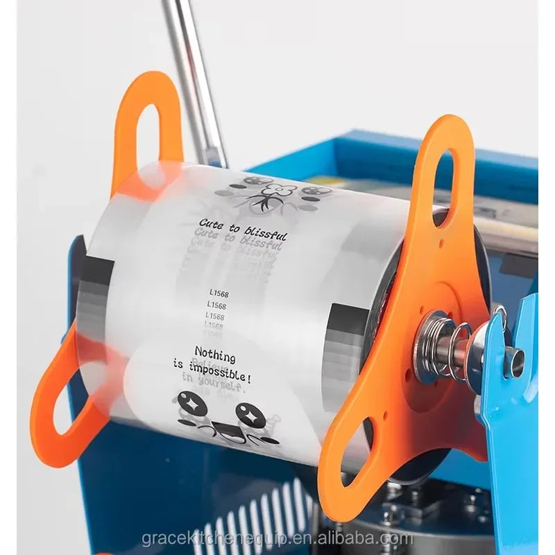 Customizable Automatic Cup Sealer Machine for Milk /Coffee Shops Heat Sealing Equipment for Bottle & Foil Packaging
