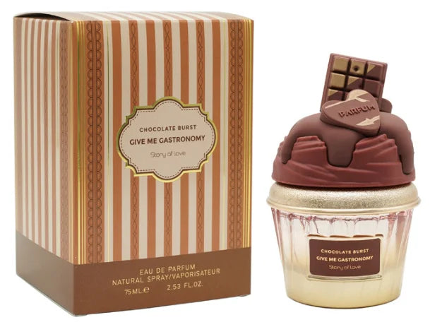 Arab Dubai Perfume Spray, Gourmand Women’s Fragrance, with Notes of Chocolate Cookie, Ice Cream, Strawberry, and Orange Citrus