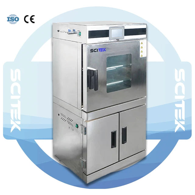 24L / 52L / 91L Vertical Vacuum Oven Four Sides Heating Small Vacuum Drying Oven With Digital Display