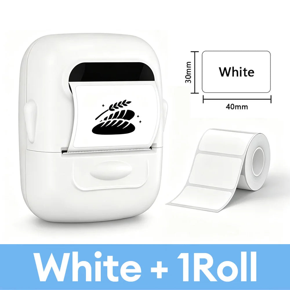 Marklife P50 Bluetooth Mini Portable Thermal Label Maker Printer, Wireless Barcode Price Tag Sticker Printer For Small Business