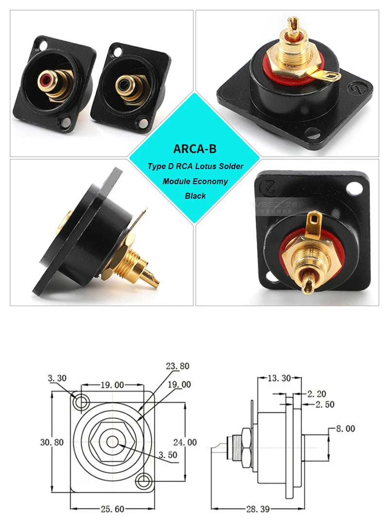 D-type Multifunctional Data Module 86 Panel audio video socket XLR VGA BNC RJ45 RJ11 Jack 3.5/6.35 RCA USB3.0 TypeC Connector