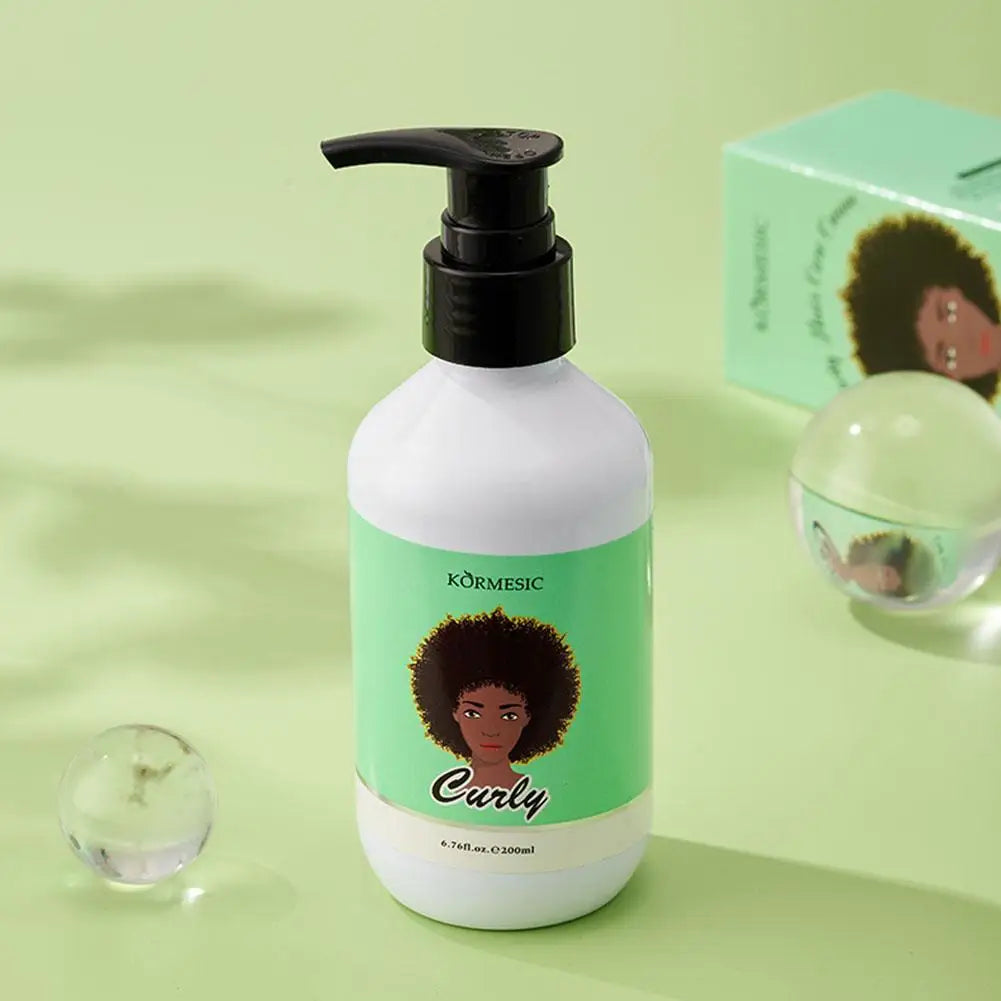 Curly Hair Styling Cream, Moisturizing and Nourishing Hair,Curly Hair Cream,Elasticity Styling Curly Hair Elasticity Conditioner