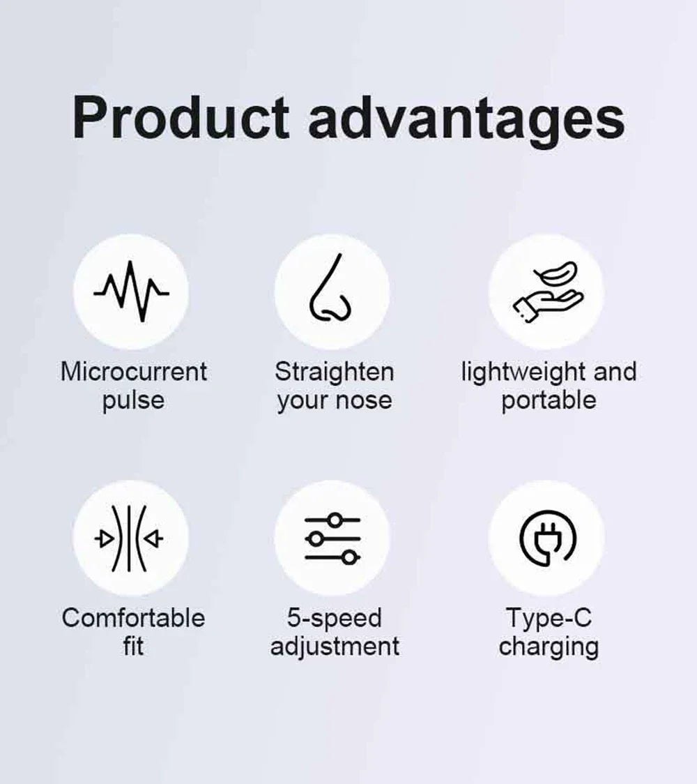 Beautiful Nose Clip EMS Nose Shaper Up Shaping Machine Lifting Nose Corrector Massage Tool Acial Corrector Slimmer Beauty Tool