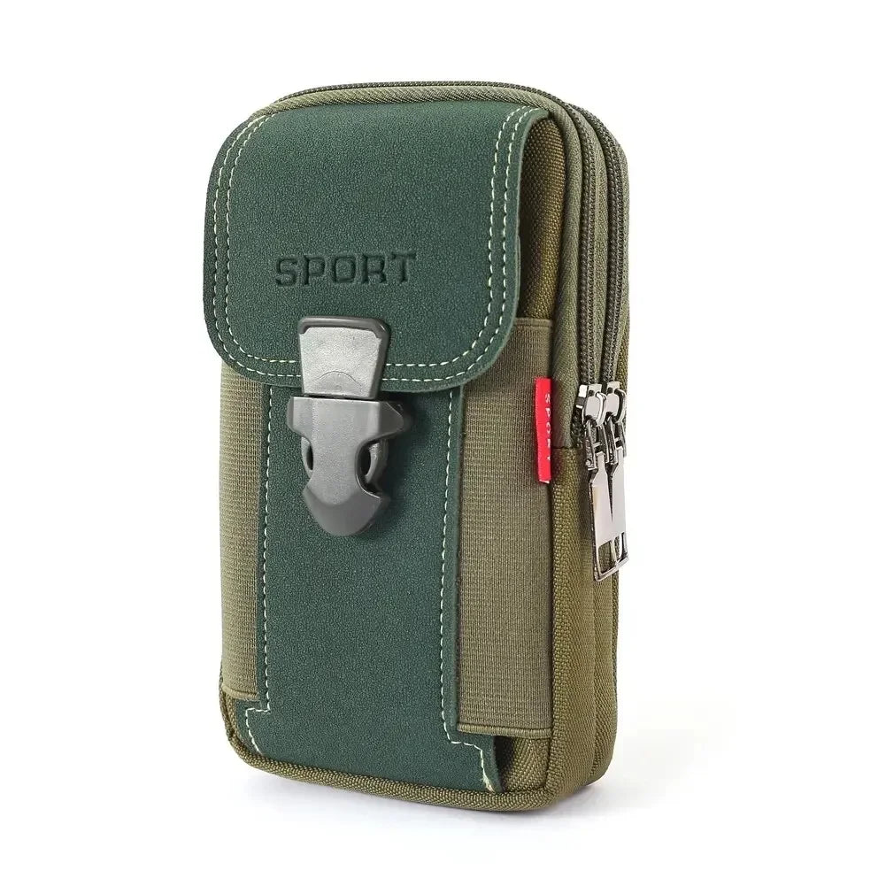 Unisex Belt Pouch Phone Pouch Phone Holster Pouch Mobile Belt Pouch Small Tactical Belt Backpack Card Holder