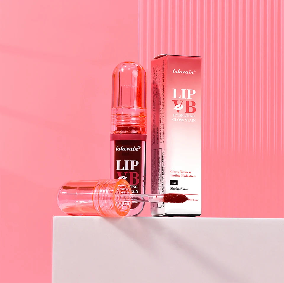 Lip IV Glossy Hydrating Lip Stain Instant Shine Long Lasting Moisture Nourishes Soothes Dry Lips Suitable For All Skin Makeup
