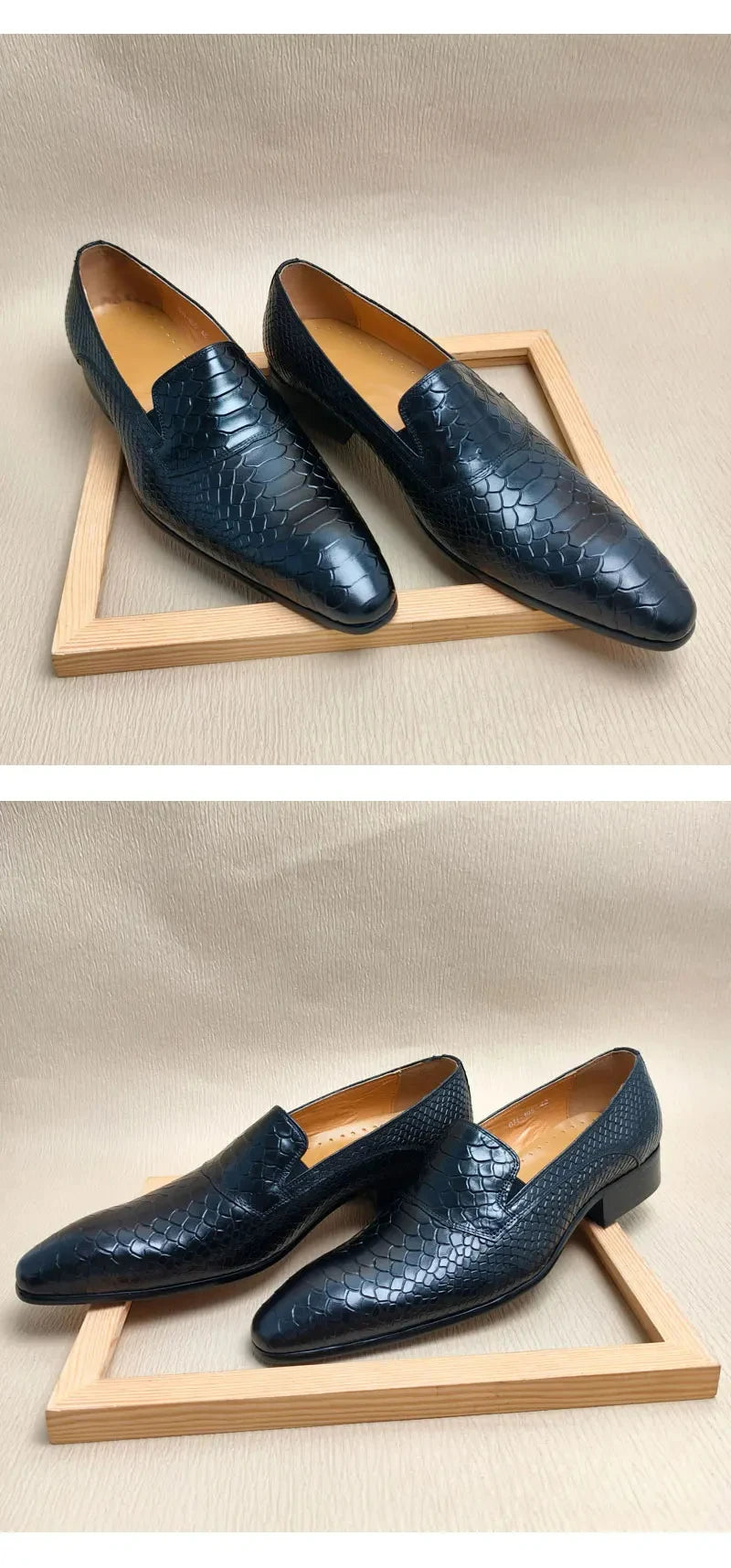 Classic Loafers Men Shoes Genuine Cowhide Leather Casual Office Shoe Original Design Spring Autumn Luxury Footwear Good Quality