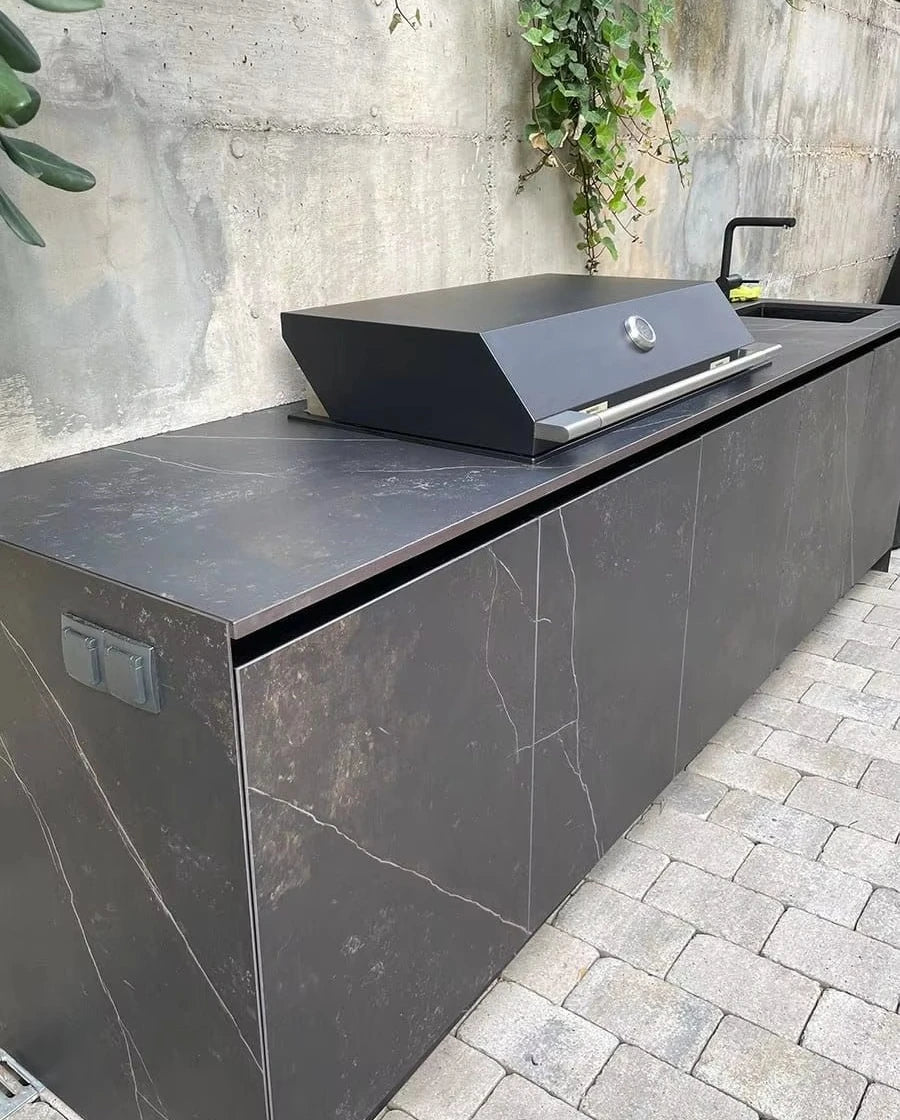 YG Custom Wholesale Supplier Stainless Steel Outdoor Kitchen Cabinet BBQ Island One Stop Complete Set Commercial or Home