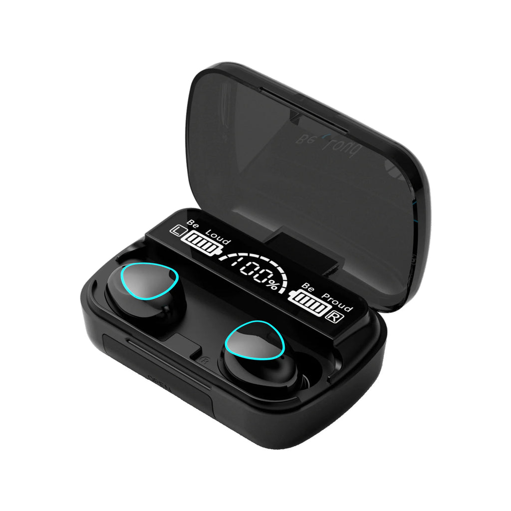 M10 In-Ear Bluetooth Sports Earbuds TWS Wireless Headset Featuring LED Display Charging Case 9D Surround Sound