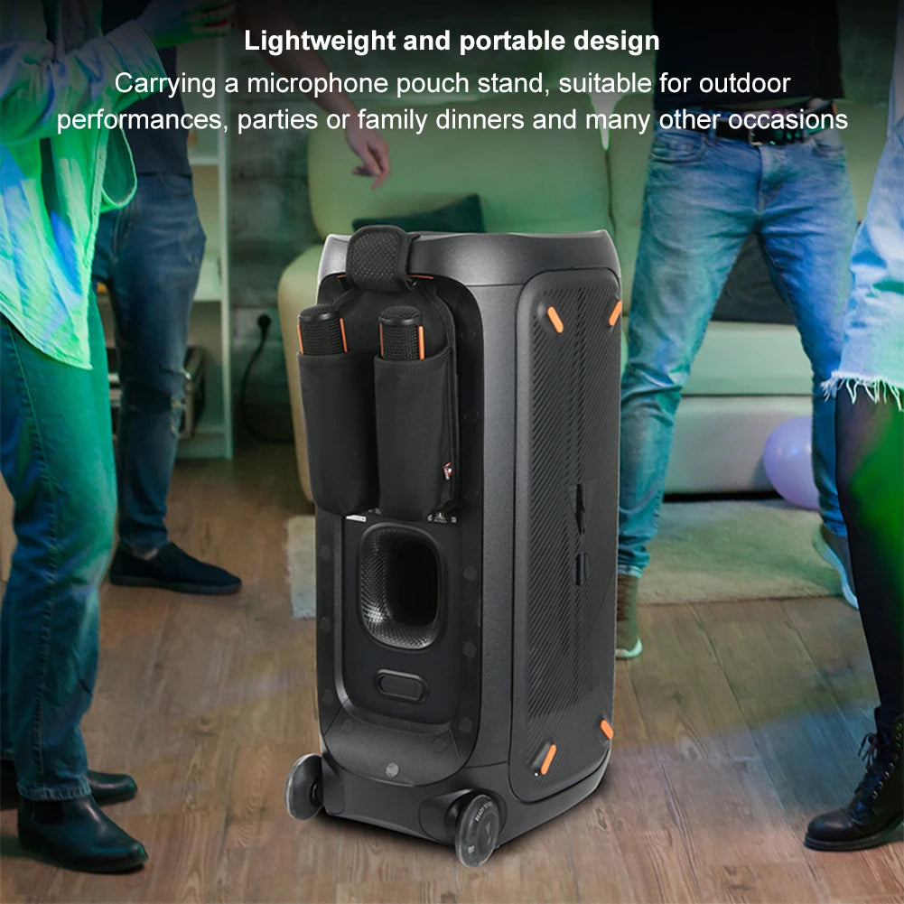 Microphone Holder Mic Hanger Storage Holder Microphone Organizer for JBL PartyBox Wireless Microphone Accessories
