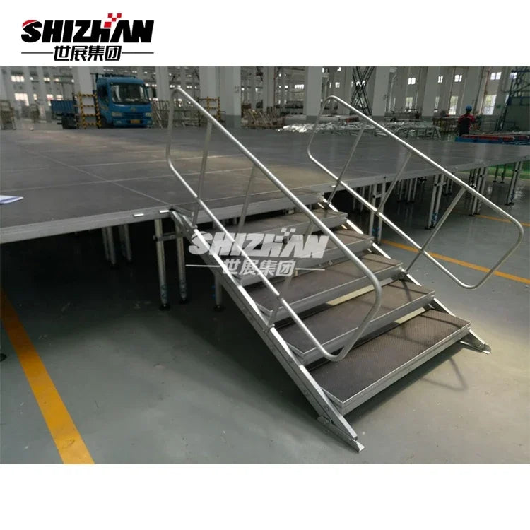 Manufacturer Specializes in Customizing TUV Certified Aluminum Stage Equipment Foldable & Portable Event Concert Glass Stage