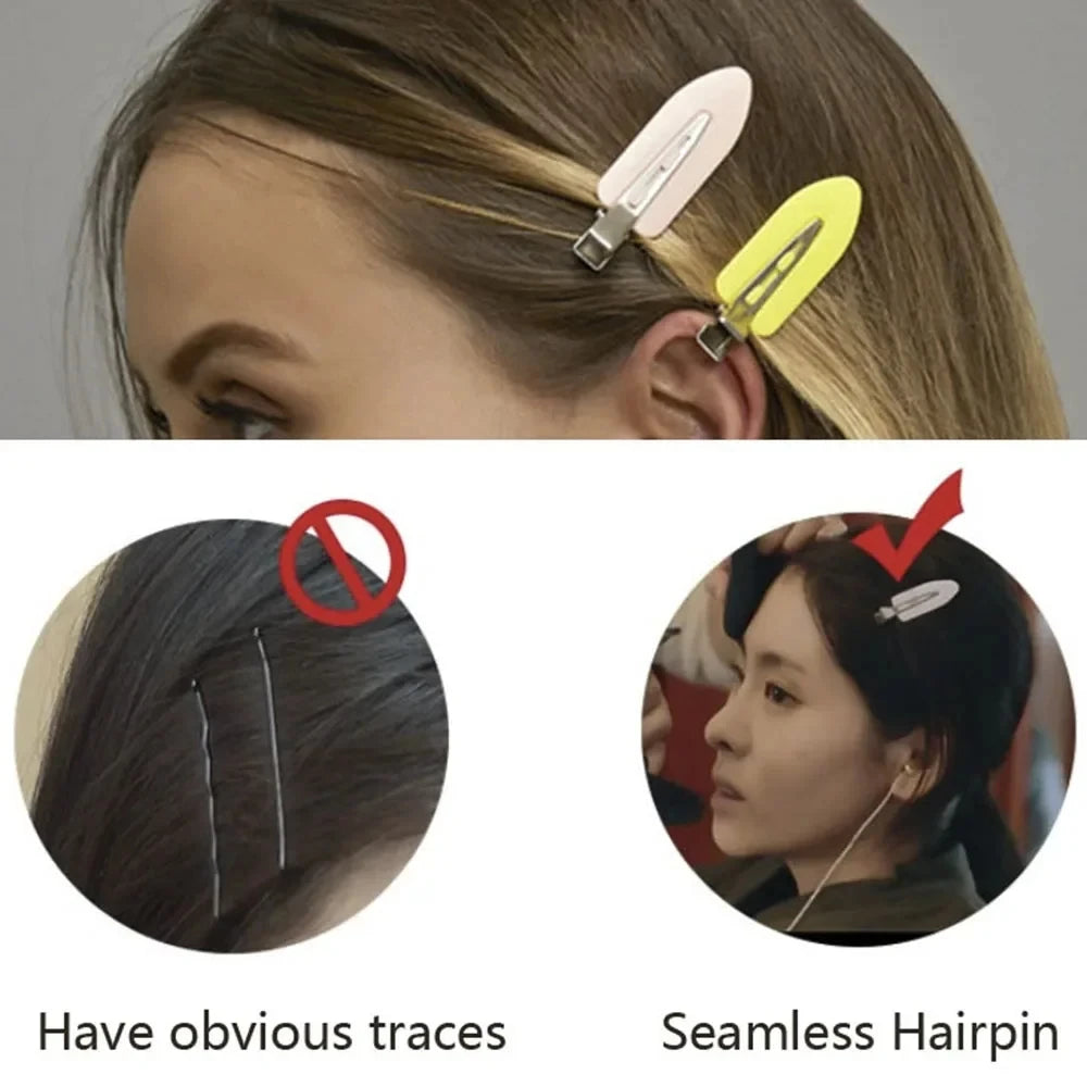 20pcs No Crease Basic Hair Clips for Women Girls Hair Styling Makeup No Bend Hairpins Barrettes Fashion Hair Accessories