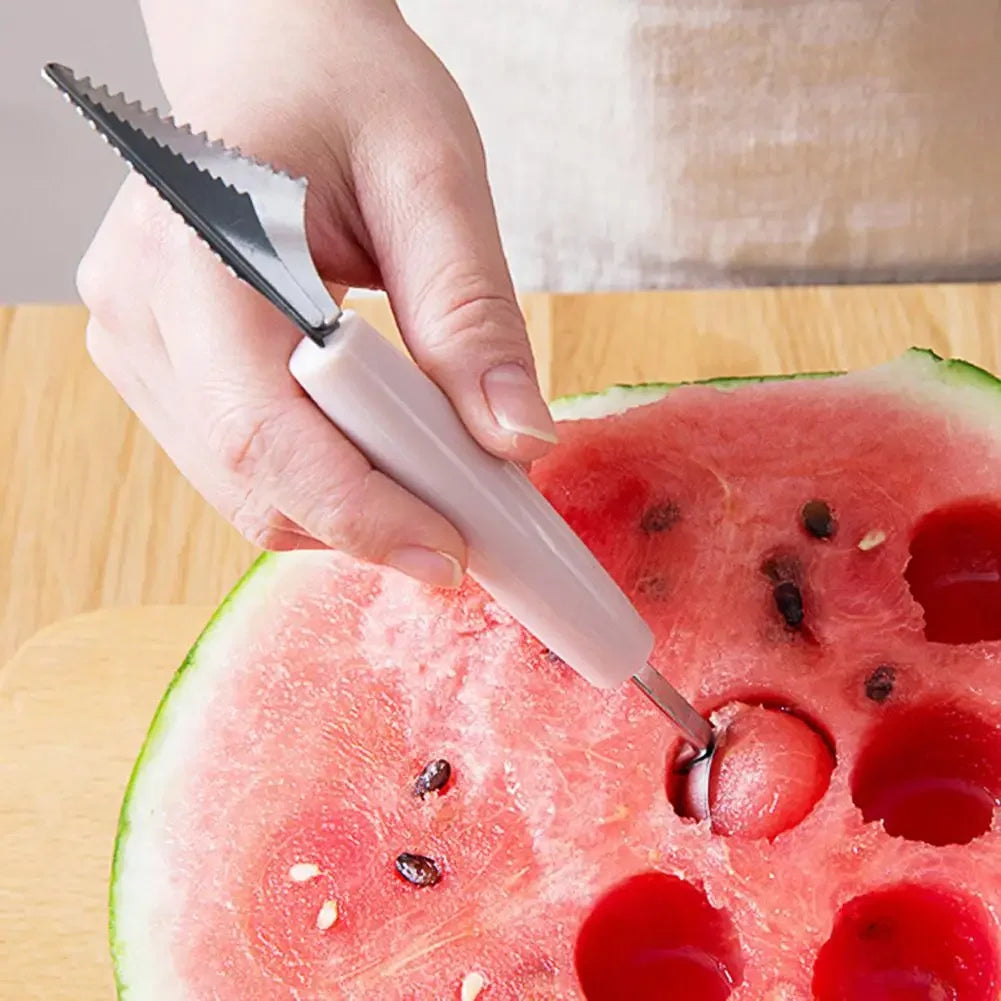 Multifunctional Fruits Peeling Spoon Mango Meat Separator Cutter  Kitchen Gadgets Fruits Watermelon Cutting Digging Gadgets