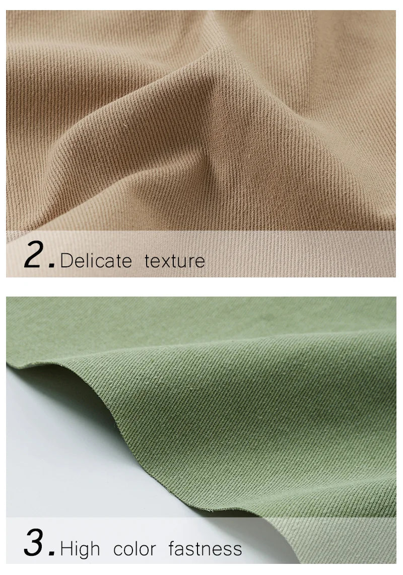 150x50cm Cotton Denim Fabric Solid Color Thick Twill Jeans Material Sewing Pants Windbreaker Jacket Sofa Handmade Cloth Fabric