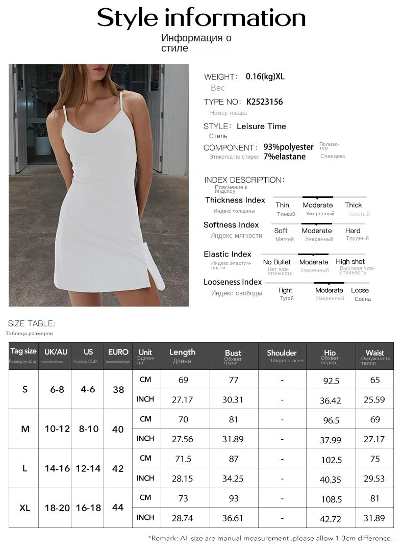 American Retro Women's Dress Fashion Solid Color Strap Mini Dress Sexy Pink Short Dress Lady Casual Streetwear Summer Clothing