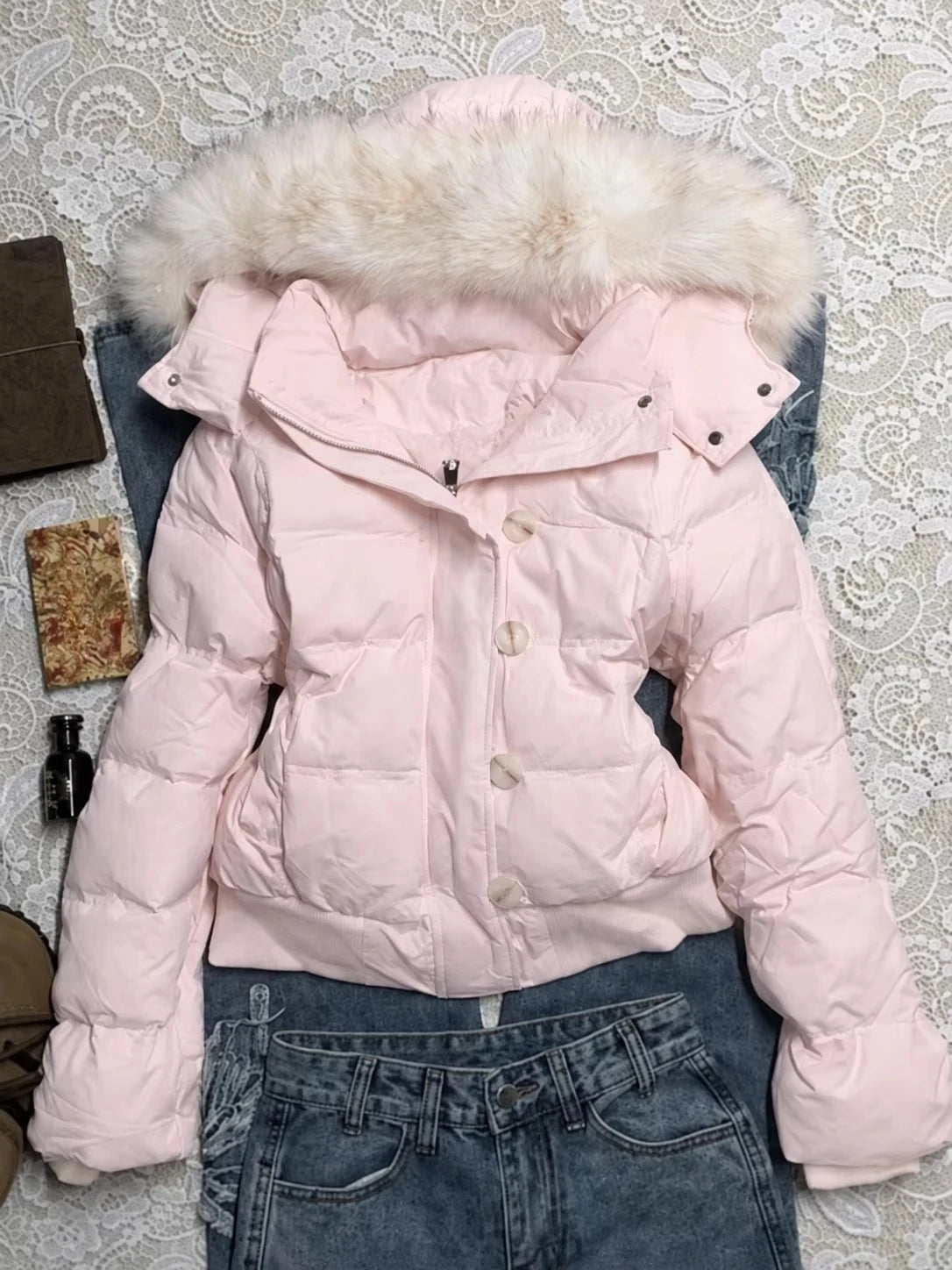 Subculture Harajuku Vintage Safari Coats with Hooded Women Zipper Sweatshirts Casual Streetwear Grunge Jacket Y2k Stand Neck