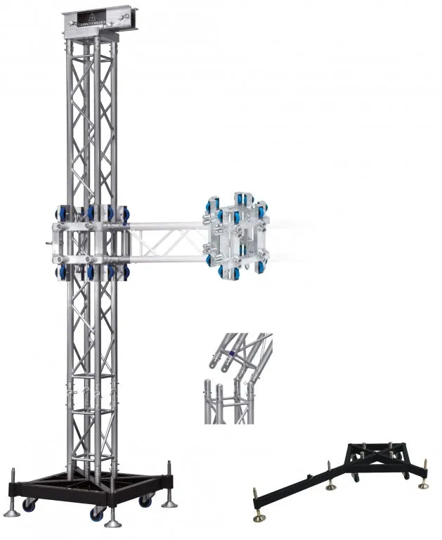 【Direct Factory Sale】Quick Install Small Lighting Booth With Stage For Sale