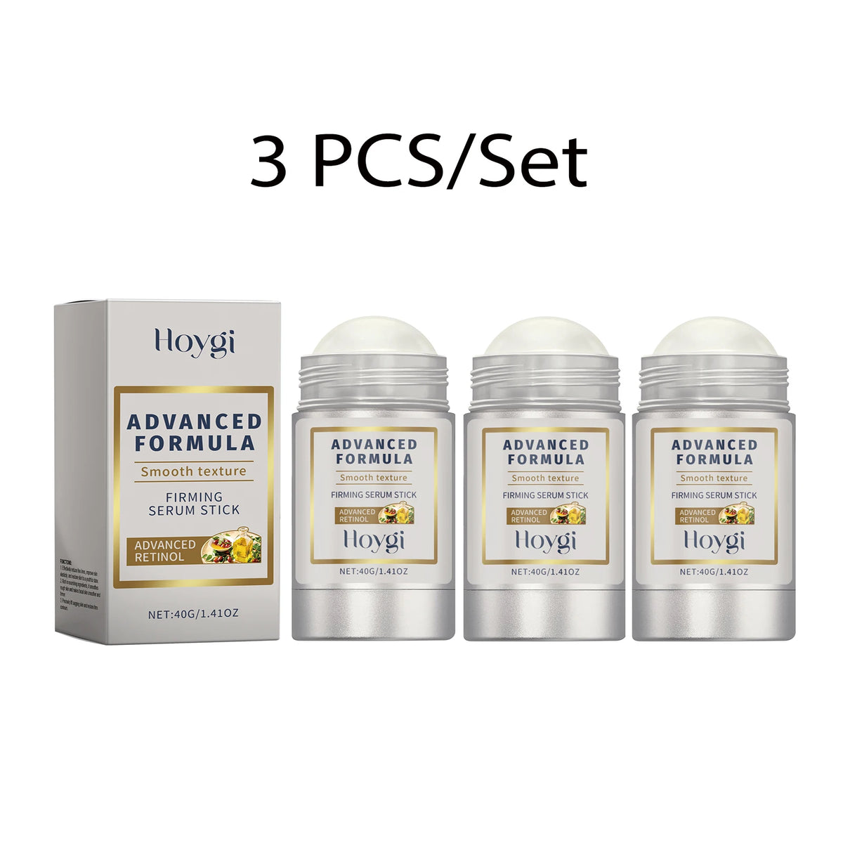 Retinol Facial Firming Serum Stick 40g Hyaluronic Acid Niacinamide  Wrinkle Balm for Fine Lines Deep Hydration Skin Care