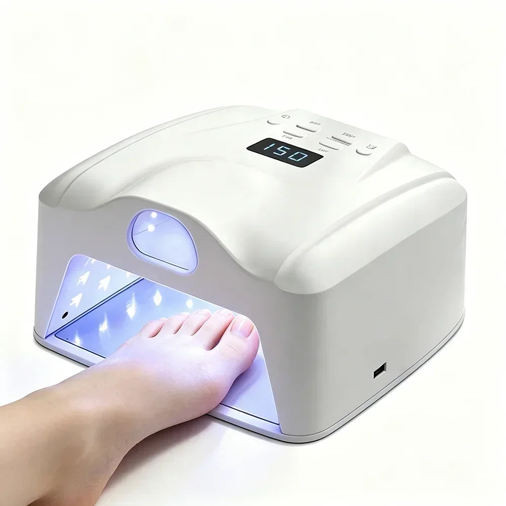 Dual Use Nail Lamp Cordless Manicure Dryer Wireless UV Light 78LEDs Fast Nail Gel Curing Smart Auto Sensor With Single Thumb Nai