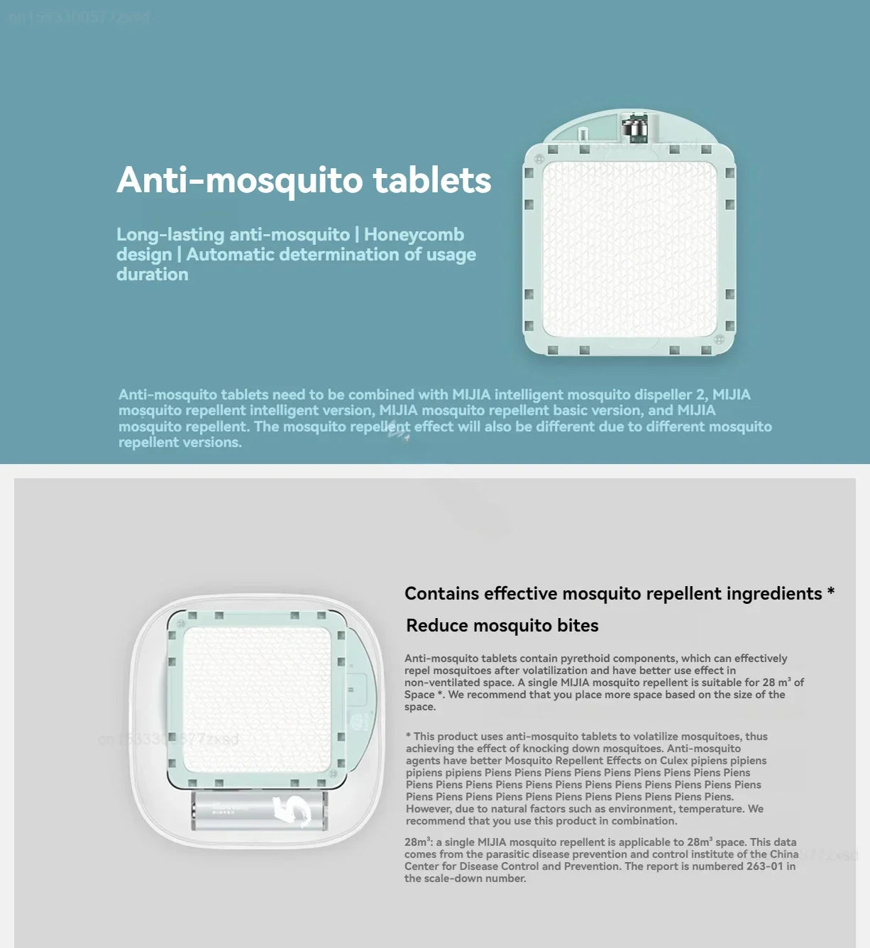 Mosquito Repellent Tablet For Mijia Smart Mosquito Repellent 2 Replacement Long Lasting Anti-mosquito No Toxic Scented