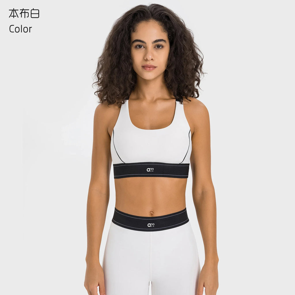 Yoga workout set toning buttocks suitable all kinds fitness activities sports tank top set running and exercising Two-piece set