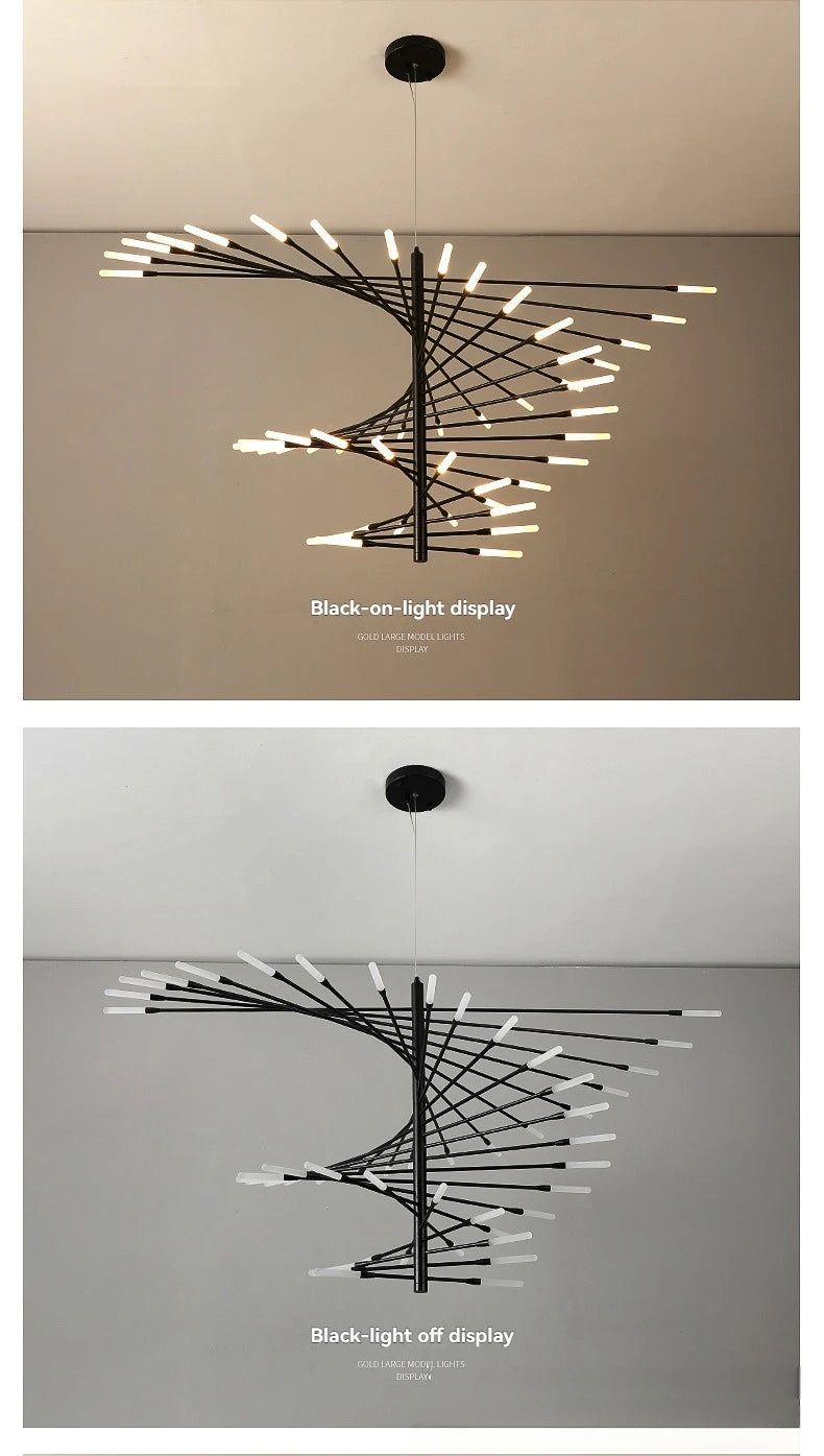 Modern LED Ceiling Pendant Light-modern Dimmable Lighting for Living Room, Kitchen, and Luxury Room Decoration