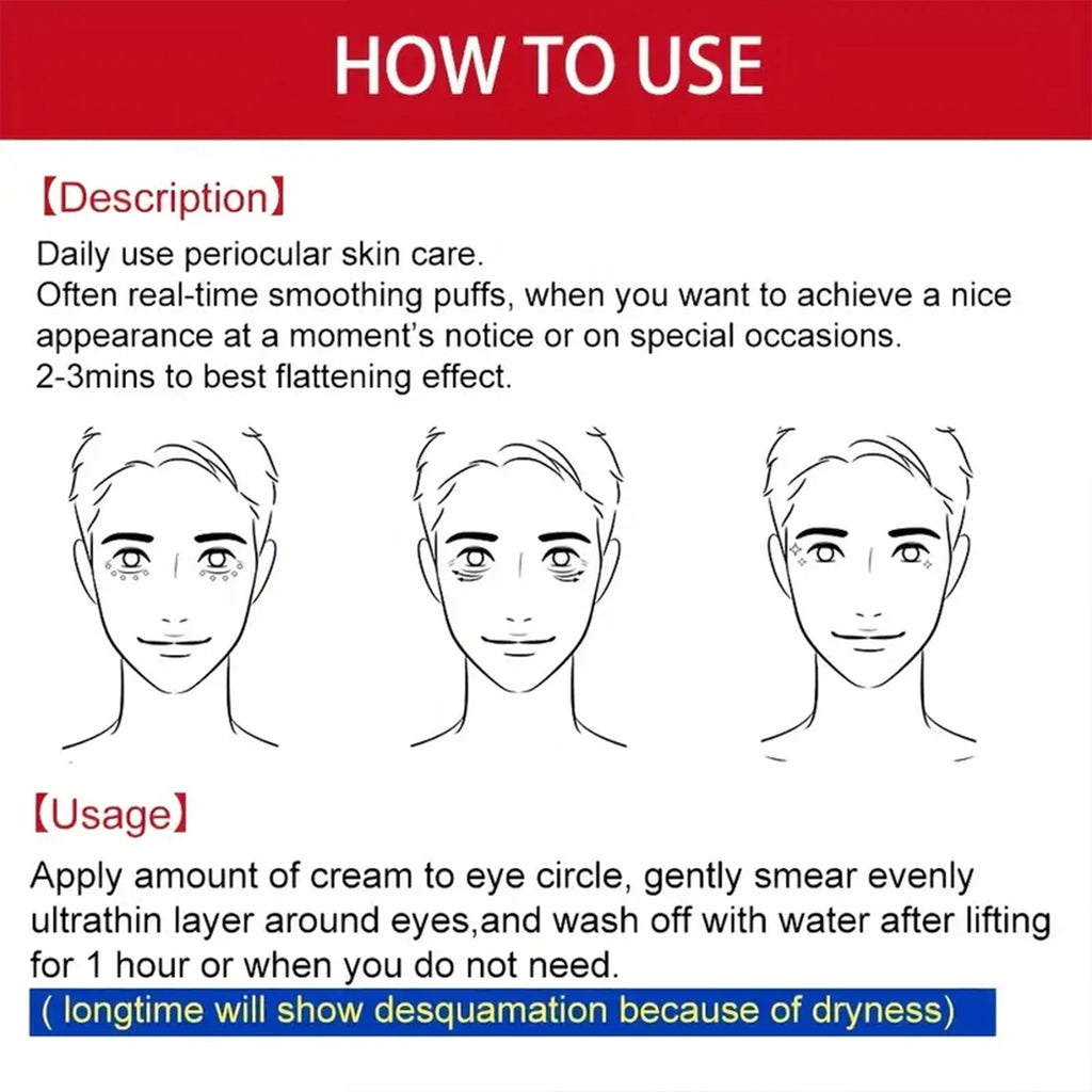 Water Ice Levin Multi-Active Eye Firm Cream Bee Venom Collagen Caffeine Blend Deep Hydrate Tighten Sagging Under Eye Skin 20g