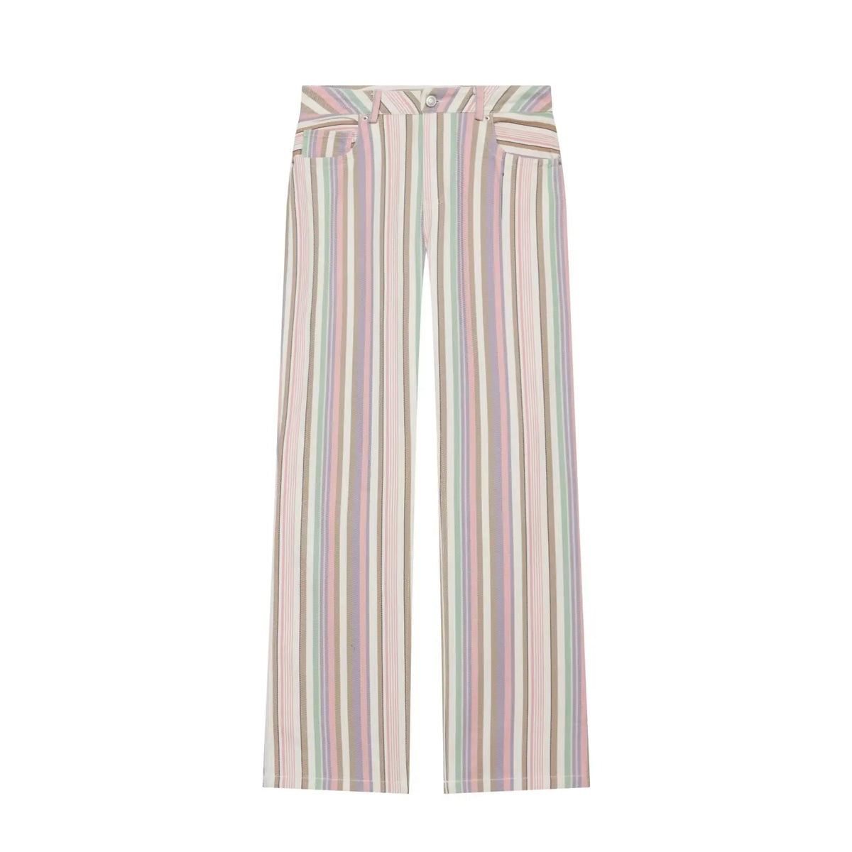 MUJER Striped Baggy Jeans Woman Low Rise Wide Leg Jeans Pants for Women New Boyfriend Jeans Women Straight Women's Denim Pants