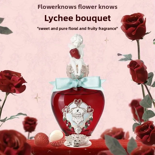 Flowerknows Eau De Parfum The Strawberry Cupid Perfume 1.7 oz / 50ml Lasting Women's Floral Gourmand Perfume for Women for Gifts