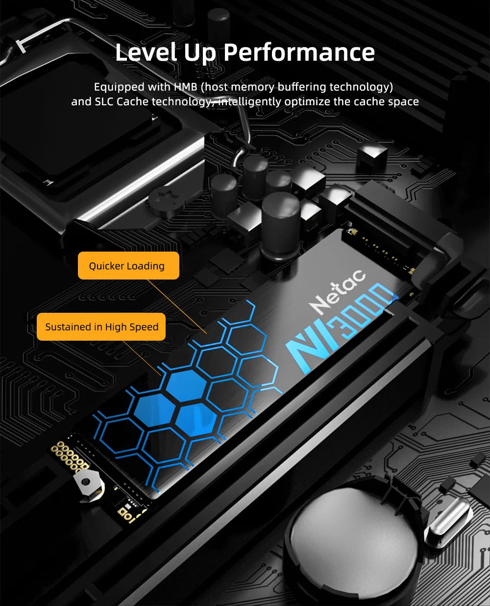 Netac 3500MB/s M2 SSD 250gb 500gb 1tb 2tb NMVE SSD M.2 2280 PCIe3.0x4 Internal Solid State Drives for Desktop Notebook