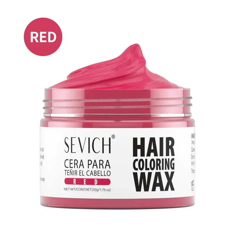 13 Colors Halloween Hair Colour Wax 50g/120g DIY Temporary Dye Hair Mud Wax Hair Colour Cream For Daily Party Cosplay Men&Women