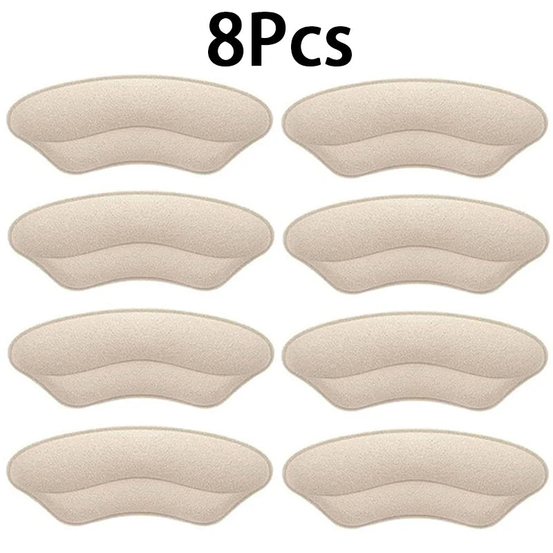 4Pcs/8Pcs Women High Heel Pad Adjust Size Adhesive Heels Pads Liner Grips Protector Sticker Pain Relief Foot Care Products