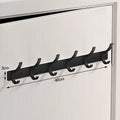 Black Robe Hooks Towel Hanger Nail Wall Rack Hooks Coat Clothes Holder for Bathroom Kitchen Accessories
