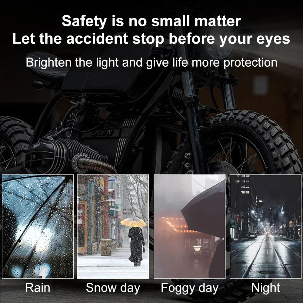 Senlo Universal Car LED Fog Light Kit 80W Super Bright Headlight Waterproof Auxiliary Lights Easy Install for SUV Pickup Truck