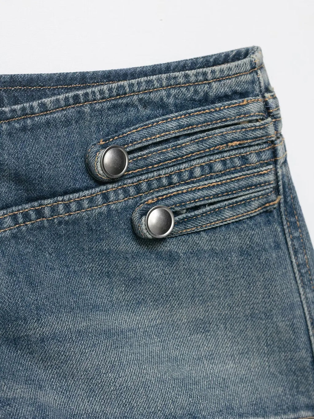 HH Women Shorts Suit Versatile Splicing Button Decoration Casual Denim Jacket+2026 Fashion High Street Low Waist Mini Shorts