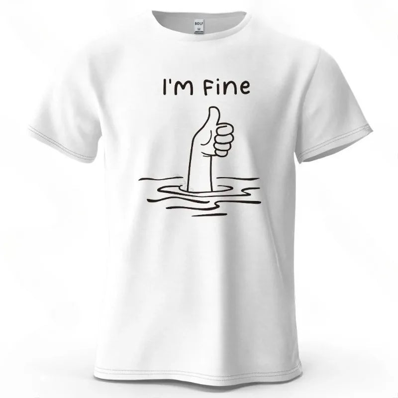 Men T-Shirt 100% Cotton Oversized Minimalist Cartoon Graphic fashion Streetwear Breathable Fabric Simple Stylish Style Tops Tees