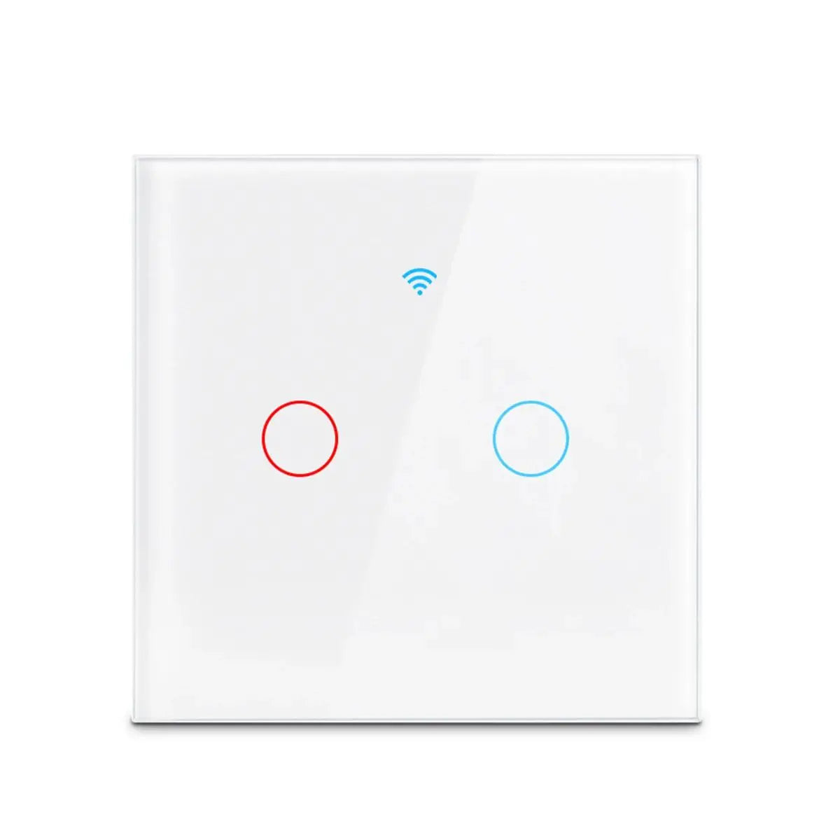 Wifi Smart Light Switch EU 1/2/3Gang Touch Light Switch No Neutral Wire Wall Light Switches Works with Tuya Smart Life App Alexa