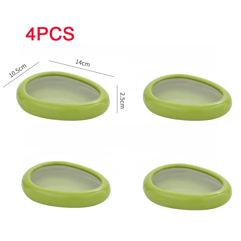 4 styles Kitchen Transparent Reusable Airtight Fresh Storage Storage Box for Fruits and Vegetables Easy to Clean Kitchen Gadgets