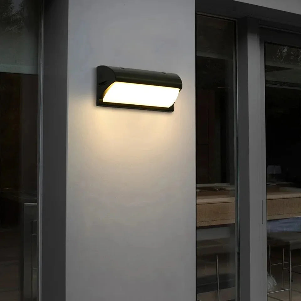 LED Motion Sensor Outdoor Wall Light Waterproof IP65 Retro Style Porch Balcony Garden Courtyard Lamp Living Room Wall Sconce