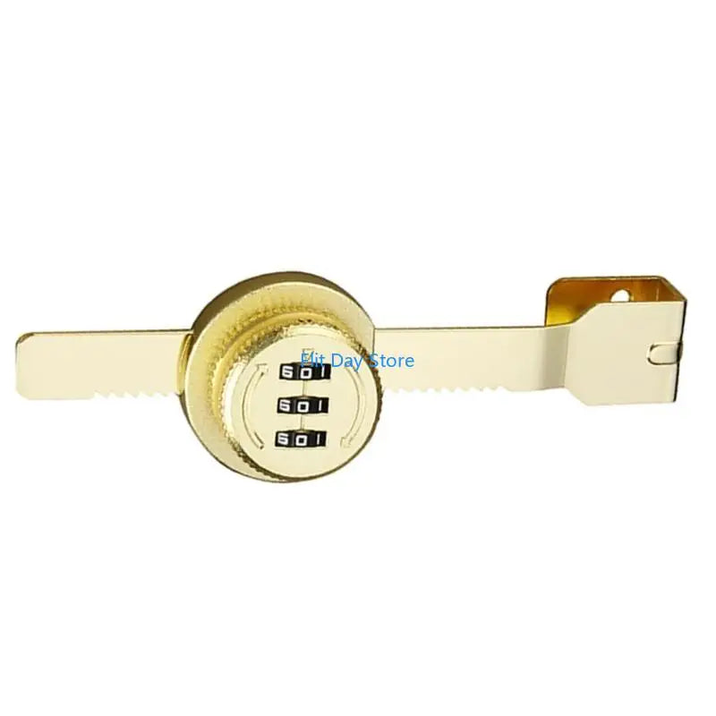 F92C 3Digit Combination Lock Mechanical Password Lock Sliding Glass Door Lock