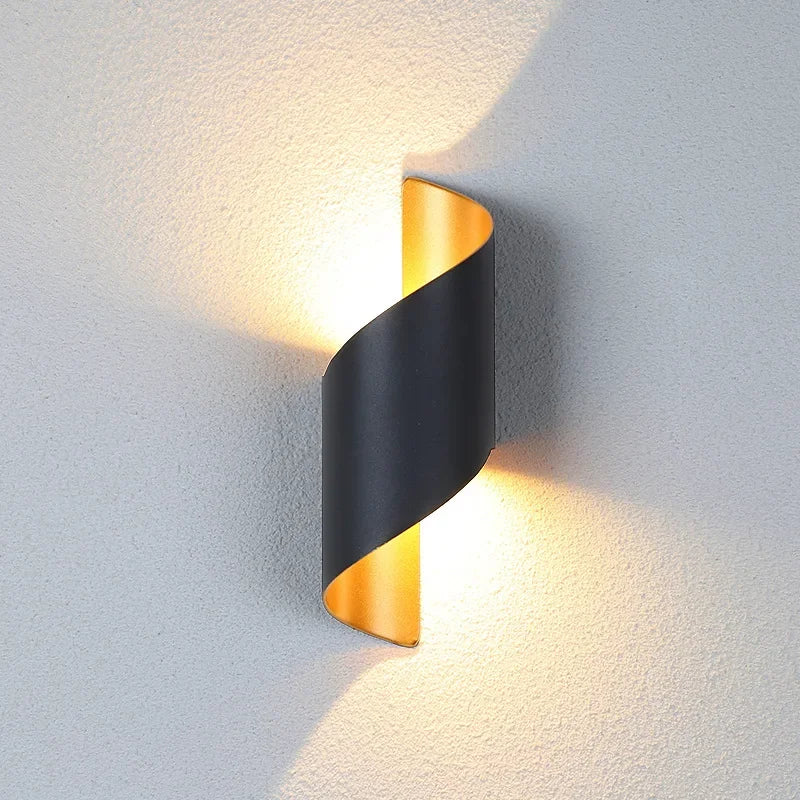 LED Wall Lamp 10W Indoor Wall Lights Waterproof Outdoor Modern Nordic Sconce Lamp Interior Wall Light Home Decor