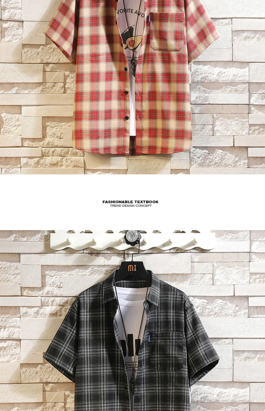 New Men's Shirts Casual Loose Designer Plaid Short Sleeve Shirts Mens Clothing Trend Social Mens Office Shirt Daily Work 5XL