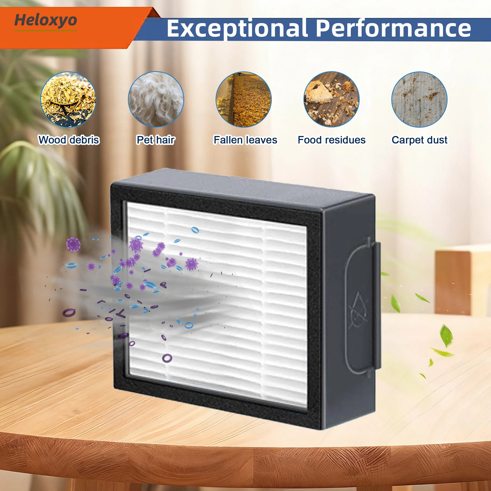 HEPA Filter Compatible for iRobot Roomba Combo i,e,j Series:E5 E6 i1 i3 i4 i5 i6 i7 i8 J5 J6 J8 And All Plus Versions