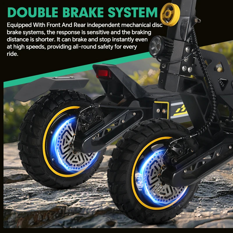 Mankeel MX16 Electric Scooter 48V 20.8Ah 45km/h Max Speed Foldable Escooter 10 Inch Tubeless Tire 800W Kick Scooter