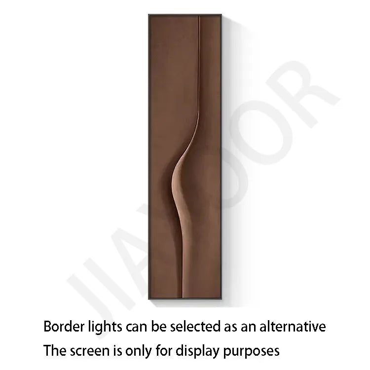 Modern Light Luxury Corridor Hanging Painting Interior Entrance Decoration  Simple Abstract Long Strip Vertical LED Wall Lamp