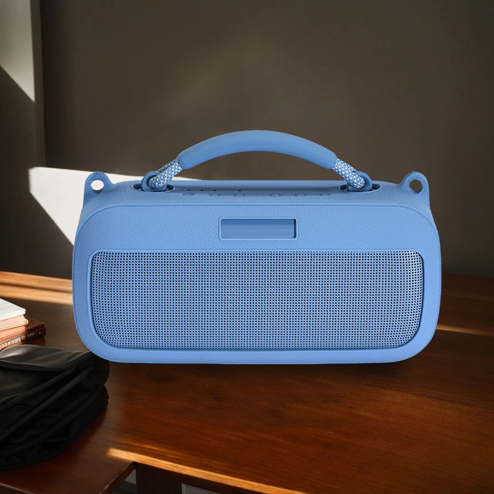 Silicone Cover Case Travel Carrying Case Protective Case Cover Skin Speakers Pouch Bag for Bose SoundLink Max Speaker