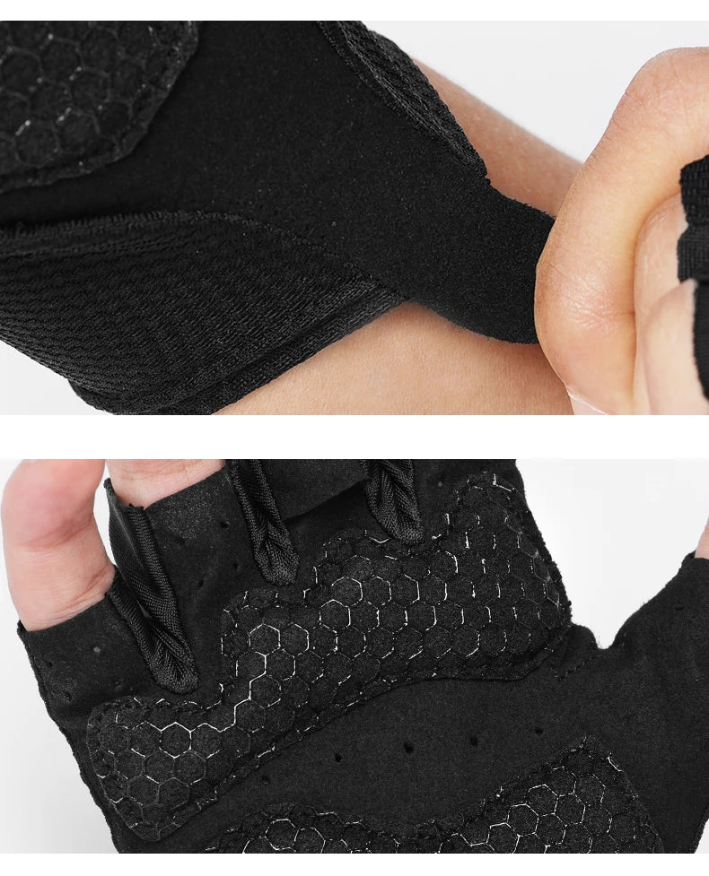 INBIKE Cycling Gloves Half Finger Summer Men Women MTB Gloves Shock-absorption Mountain Bike Sports Gloves Cycling Accessories