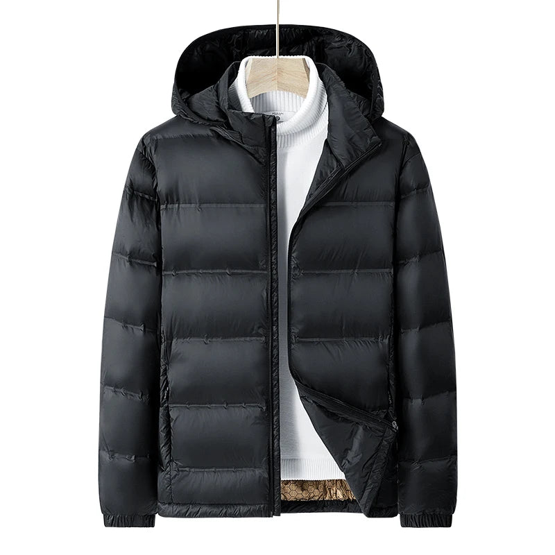 Men Winter Stand Collar Down Jacket Warm Windproof Coat Men Casual Lightweight Puffer Jacket Waterproof High Quality jacket Male