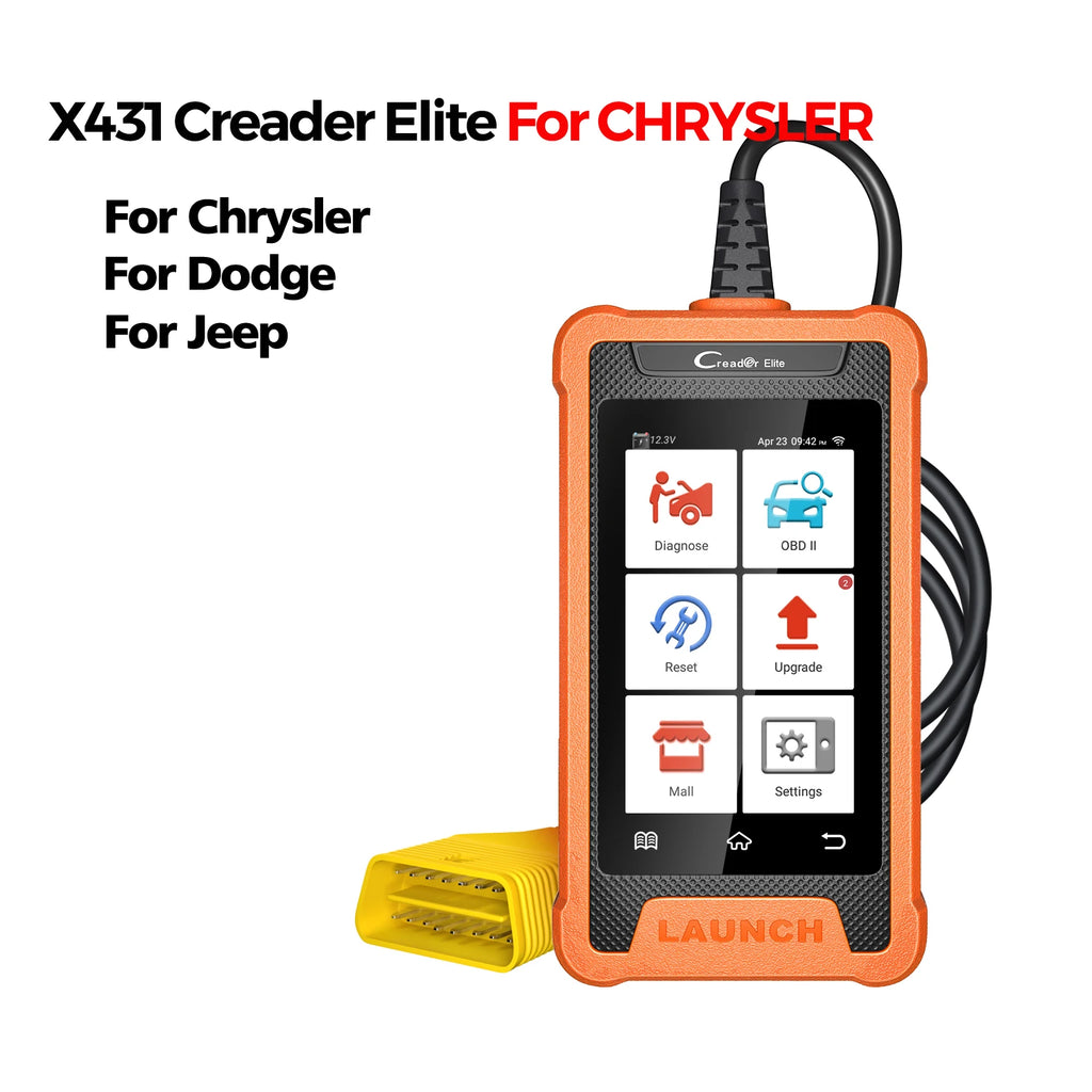 LAUNCH X431 Creader Elite Car Diagnostic Tools Professional Full System TPMS 31+ reset Function Online Coding OBD2 Scanner