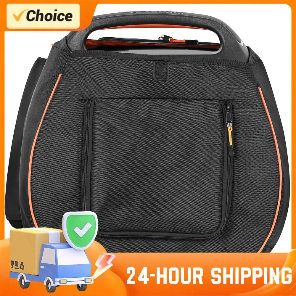 Multifunction Waterproof Speaker Cover for JBL Partybox Ultimate Speaker w/ Storage Pocket Large Capacity Dustproof Protect Bag